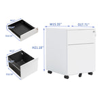 Mobile File Cabinet With Lock Steels - image 8