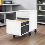 Mobile File Cabinet With Lock Steels - image 3