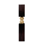Black Geometric Carved Ornament - image 1
