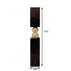 Black Geometric Carved Ornament - image 4
