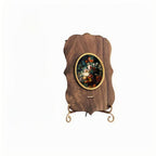 Retro Wooden Floral Decorative Painting - image 1