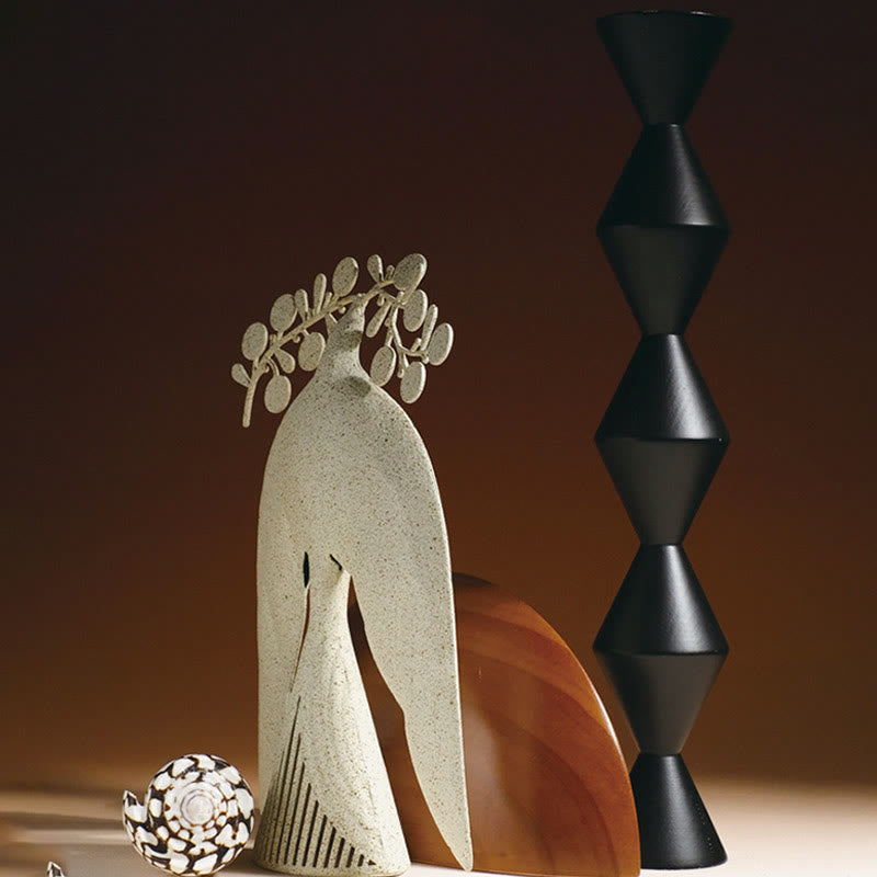 Flying Bird With Branch-shaped Ornament - image 4