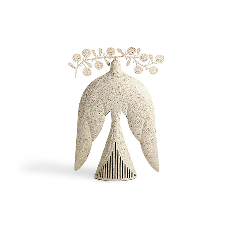 Flying Bird With Branch-shaped Ornament - image 1
