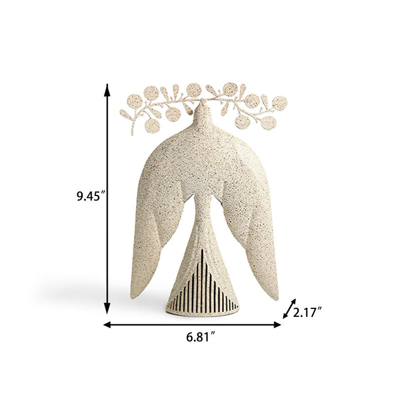 Flying Bird With Branch-shaped Ornament - image 11