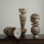 Wood-grain Geometric Decorative Ornament - image 5