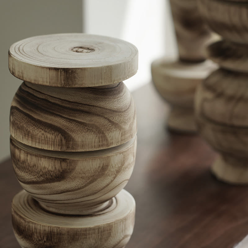 Wood-grain Geometric Decorative Ornament - image 7