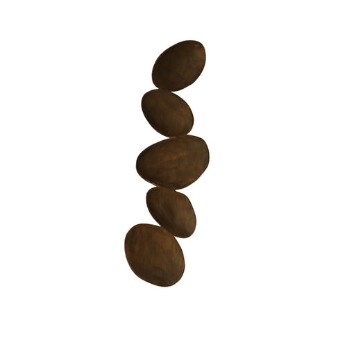 Carved Leaf-shaped Wall Hanger - image 1