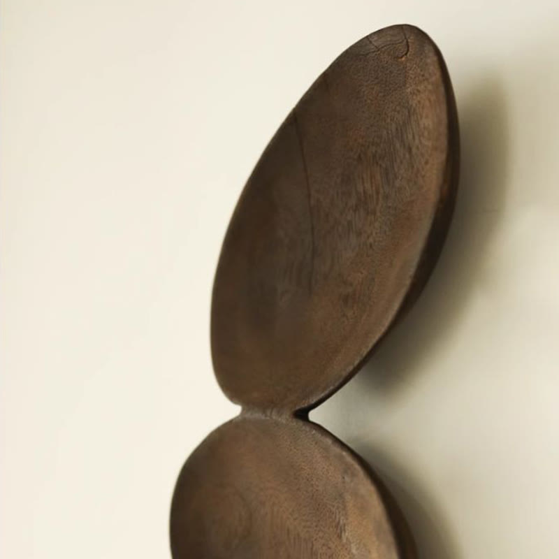 Carved Leaf-shaped Wall Hanger - image 6