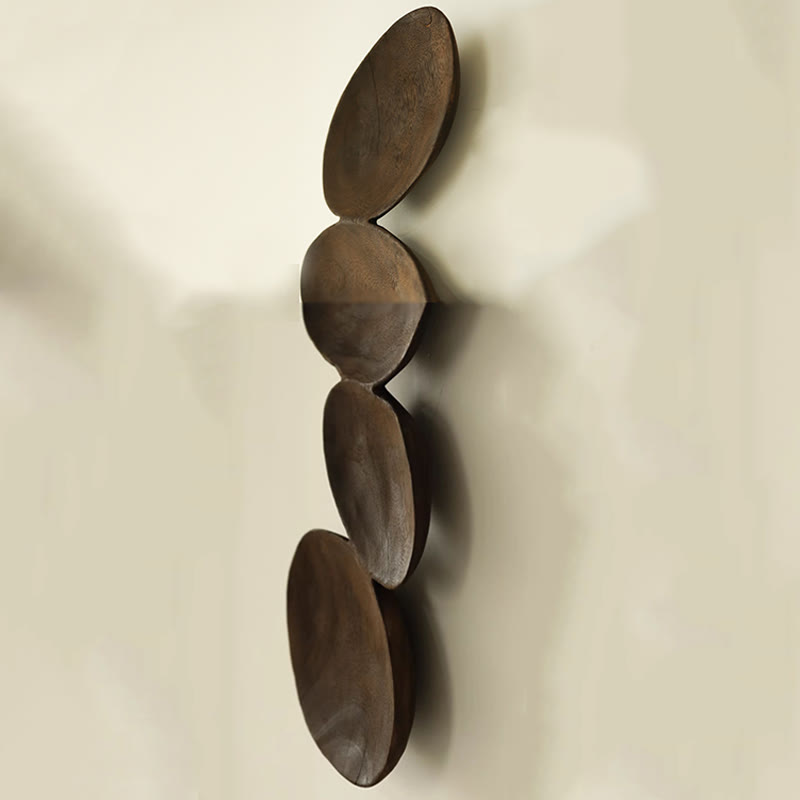 Carved Leaf-shaped Wall Hanger - image 3