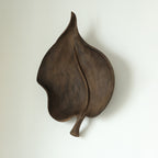 Leaf-shaped Wall Decoration - brown - image 0