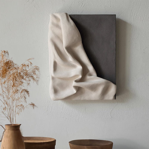 Creative Pleated Decorative Painting Hanger - black - image 1