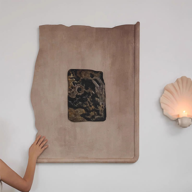 Khaki Textured Decorative Painting - image 10