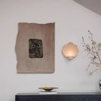 Khaki Textured Decorative Painting - image 0