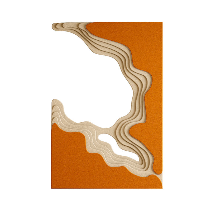 Orange Bas-relief Mural - image 1