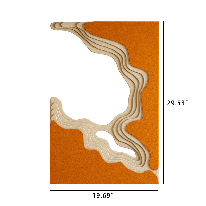 Orange Bas-relief Mural - image 11