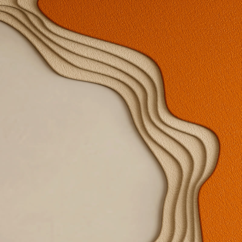 Orange Bas-relief Mural - image 9