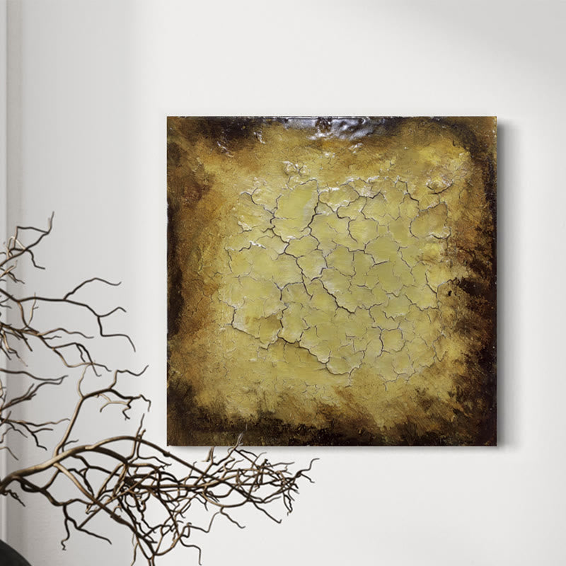 Crackle Hand-painted Texture Art Wall Hanging - image 4
