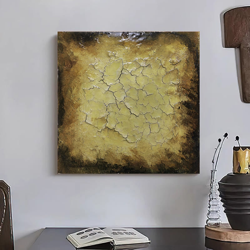 Crackle Hand-painted Texture Art Wall Hanging - image 3