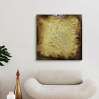 Crackle Hand-painted Texture Art Wall Hanging - image 6