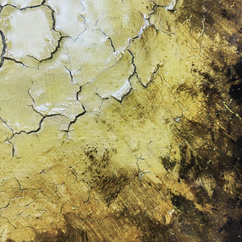 Crackle Hand-painted Texture Art Wall Hanging - image 11
