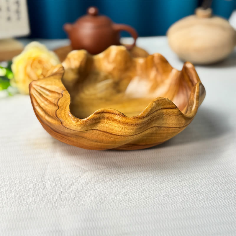 Wavy Wooden Fruit Tray - image 6