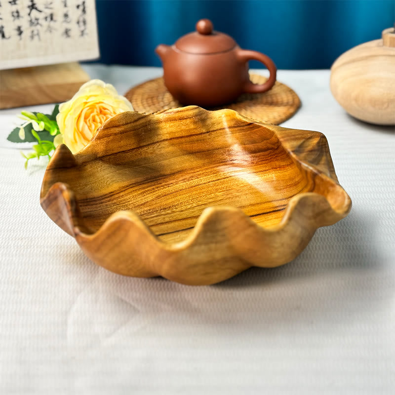 Wavy Wooden Fruit Tray - image 4