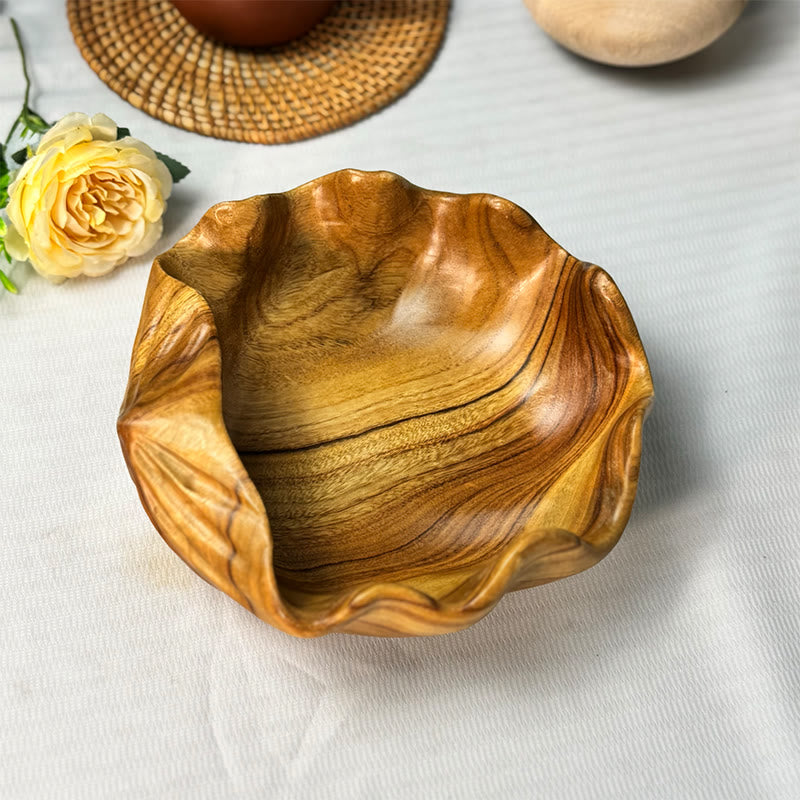 Wavy Wooden Fruit Tray - image 3