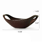 Vintage Ceramic Double-handle Fruit Tray - image 10