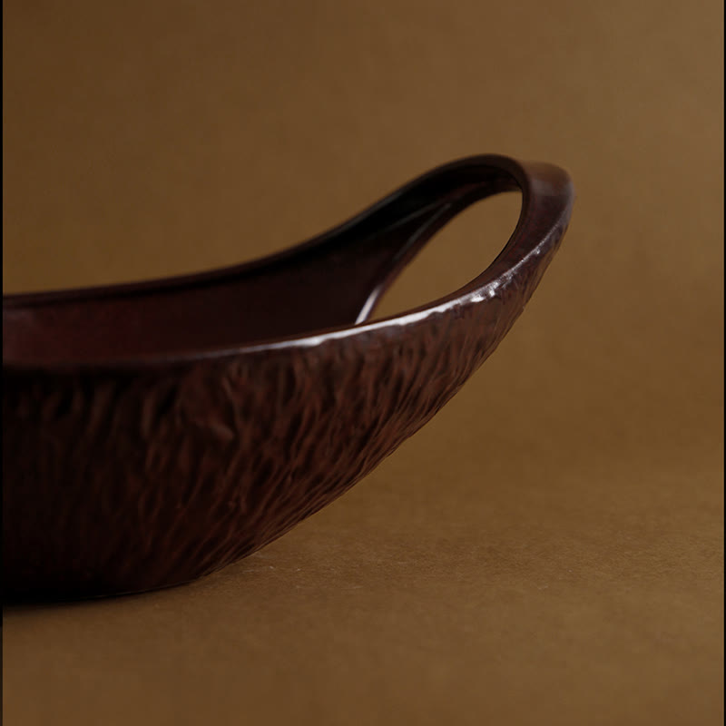 Vintage Ceramic Double-handle Fruit Tray - image 9