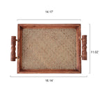 Double-handle Woven Tray - image 13