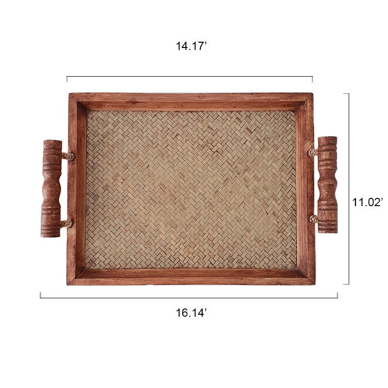 Double-handle Woven Tray - image 14