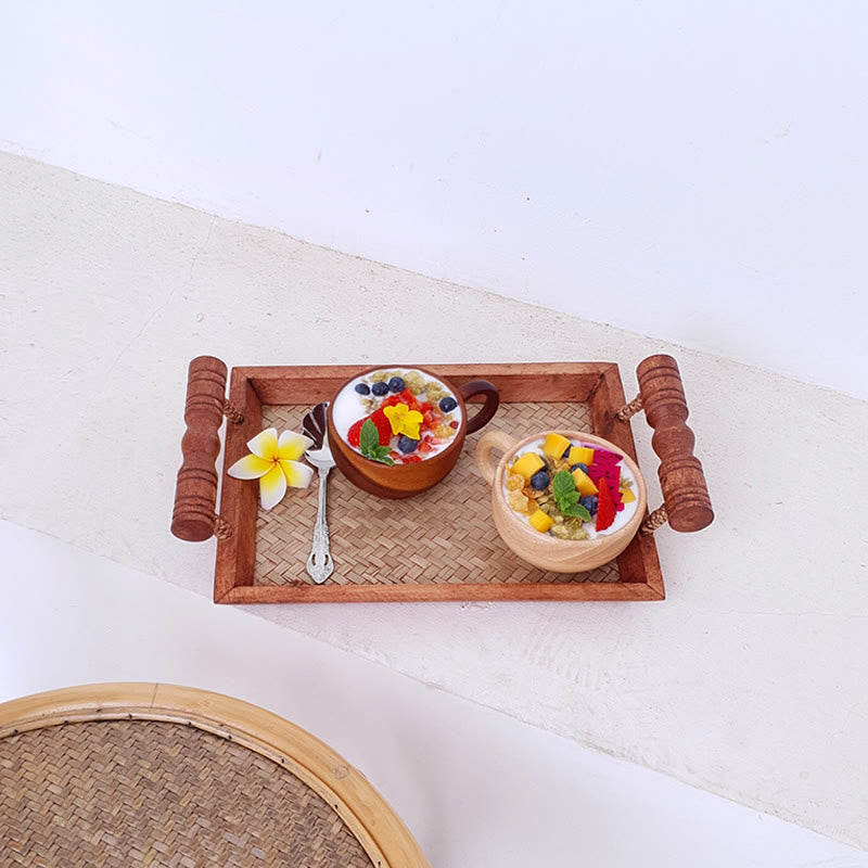 Double-handle Woven Tray - image 5