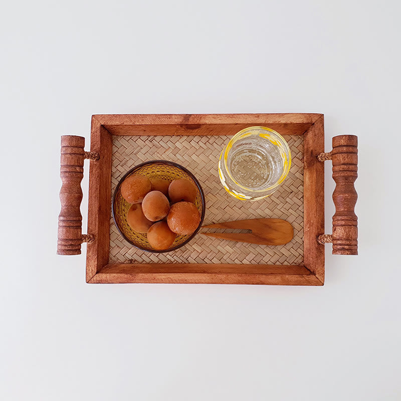 Double-handle Woven Tray - image 2