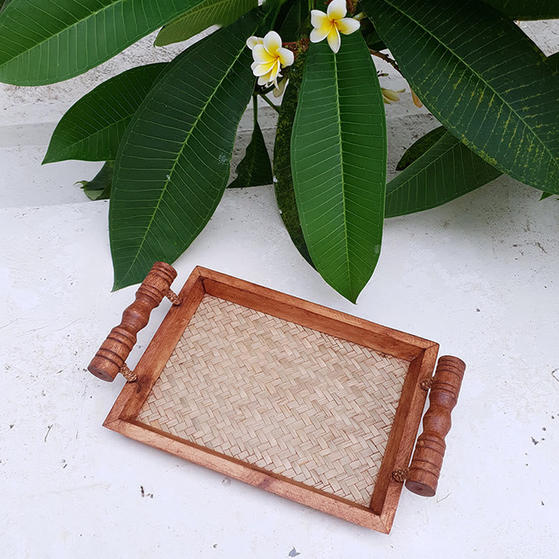 Double-handle Woven Tray - image 11