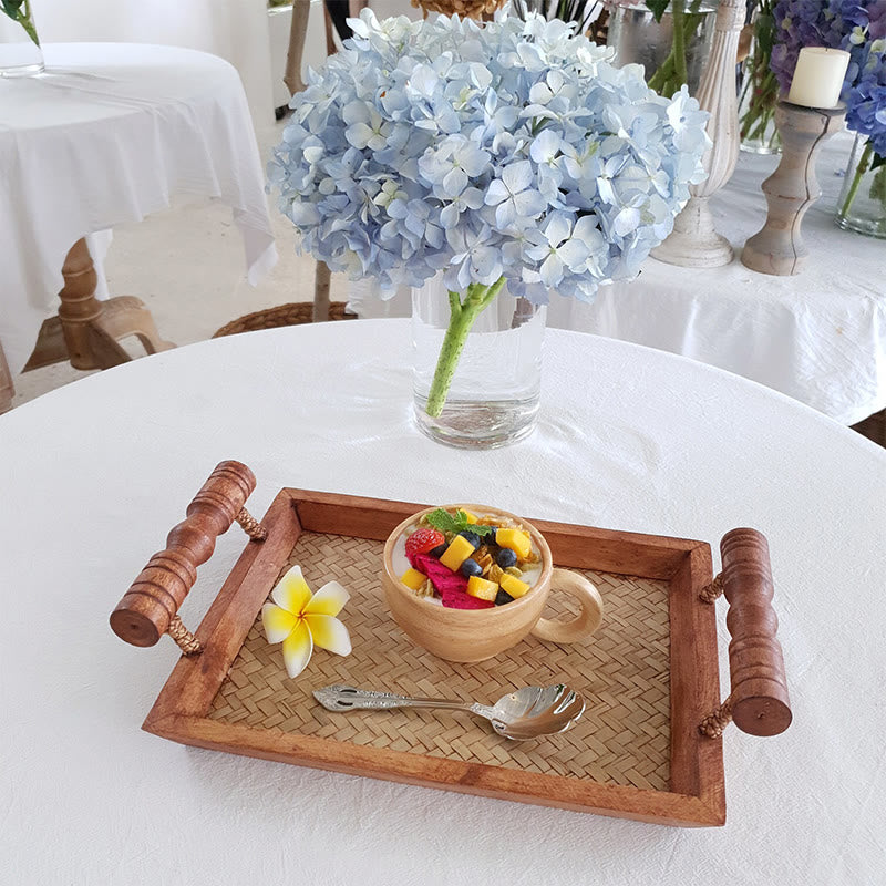 Double-handle Woven Tray - image 9