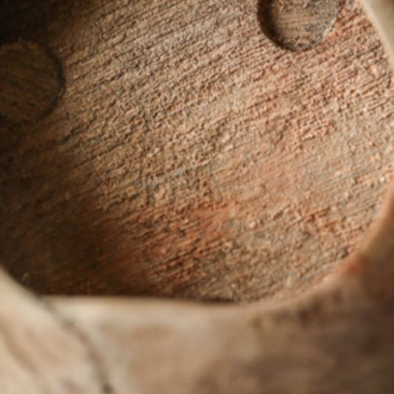 Wooden Round High-footed Tray - image 9