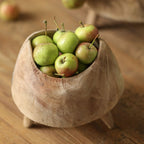 Wooden Round High-footed Tray - image 3