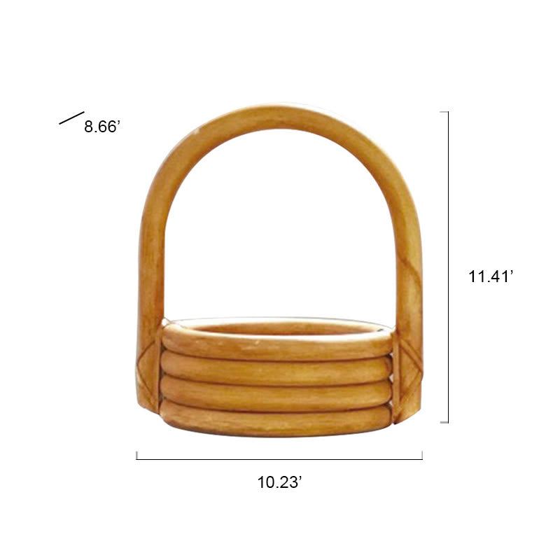 Rattan Arc-handle Fruit Basket - image 12