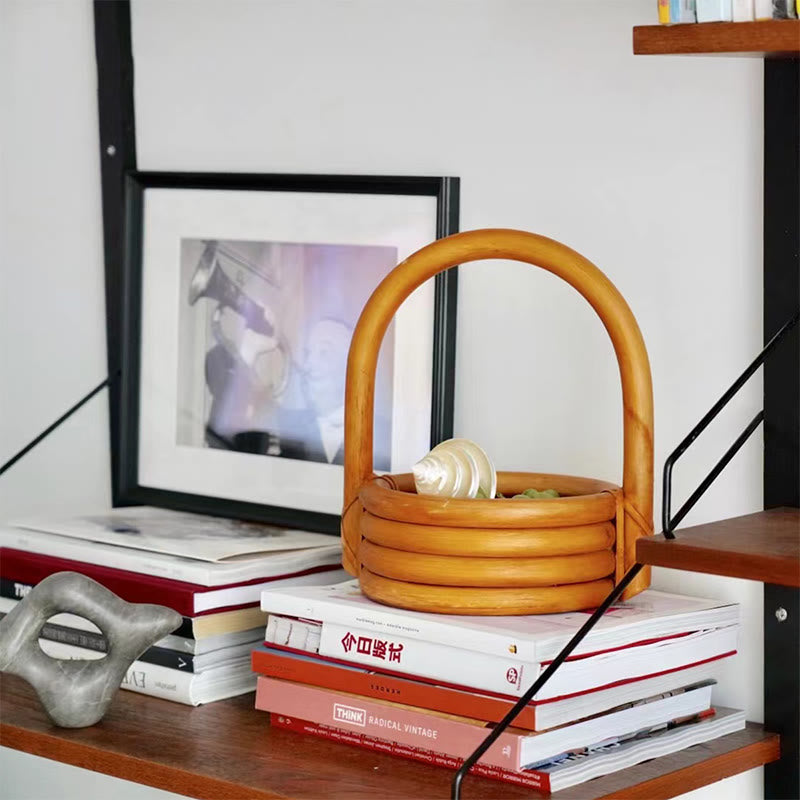 Rattan Arc-handle Fruit Basket - image 6