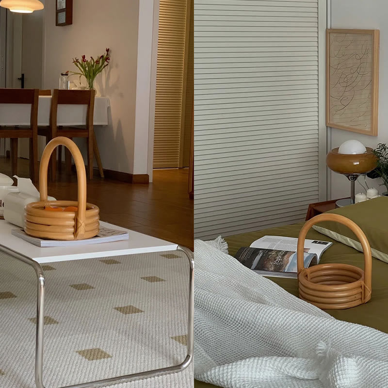 Rattan Arc-handle Fruit Basket - image 9