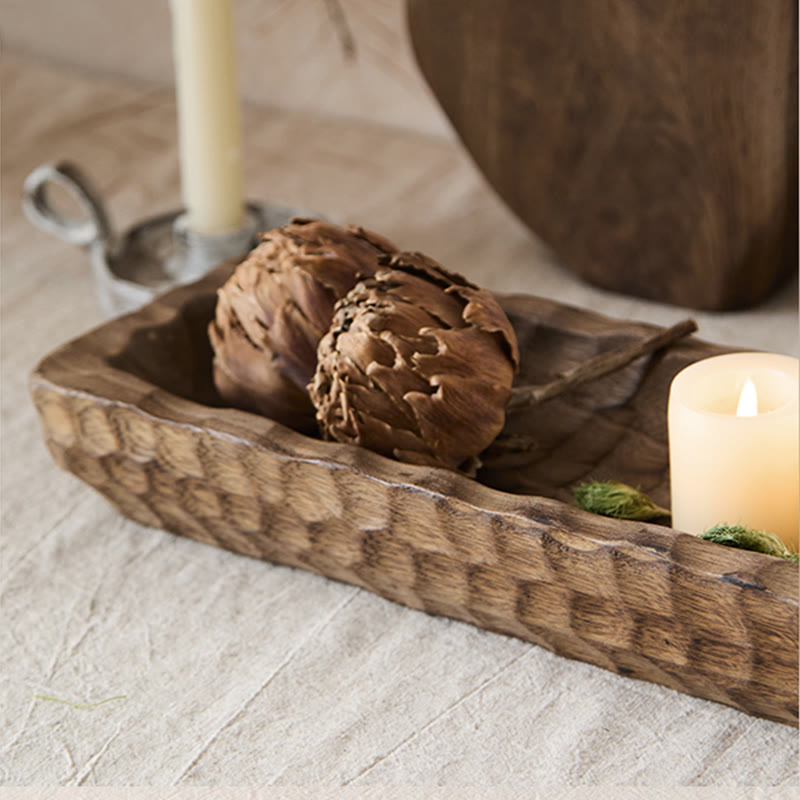 Weathered Rectangular Storage Tray - image 8