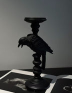 Black Gothic Style Crow-formed Candelabrum - image 2