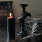 Black Gothic Style Crow-formed Candelabrum - image 4