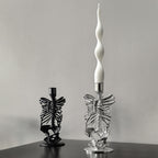 Mysterious Gothic Skull Candelabrum - image 5