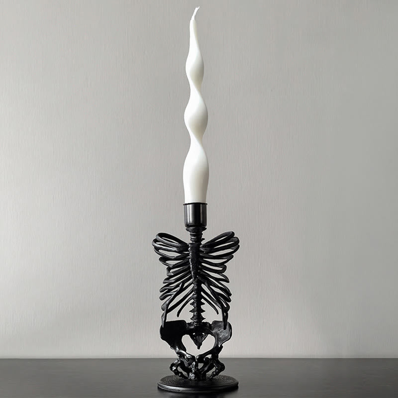 Mysterious Gothic Skull Candelabrum - image 5