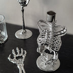 Mysterious Gothic Skull Candelabrum - image 8