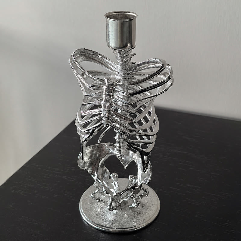 Mysterious Gothic Skull Candelabrum - image 10