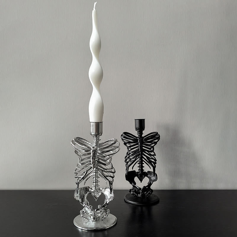 Mysterious Gothic Skull Candelabrum - image 7