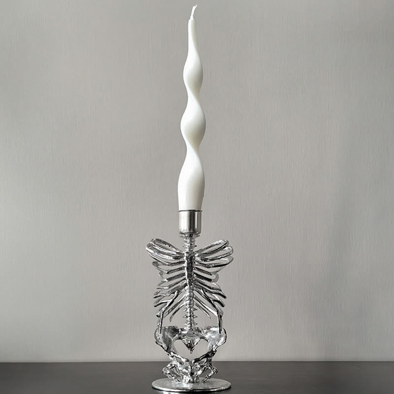 Mysterious Gothic Skull Candelabrum - black - image 4