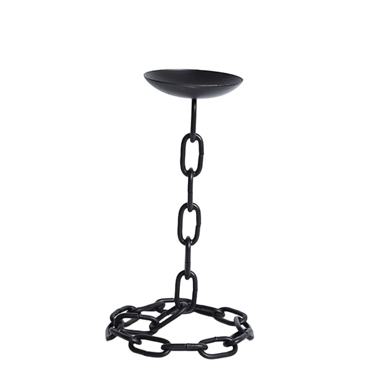 Chain Design Disc Candelabrum - image 1